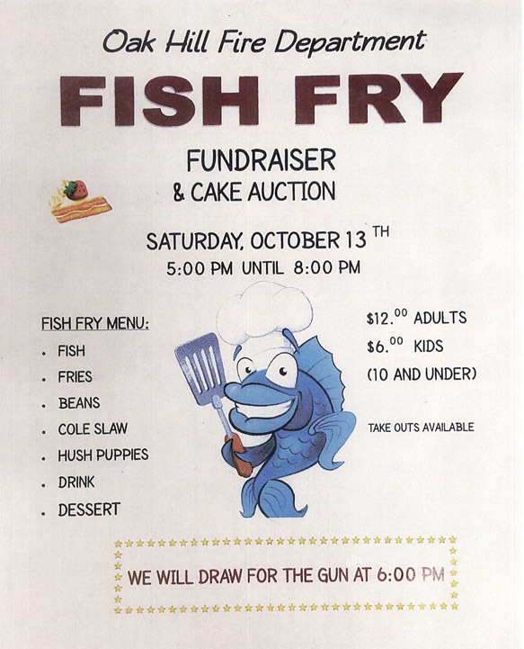 Oak Hill Fire Dept Fish Fry 101318 | Southwest Arkansas Daily- KDQN